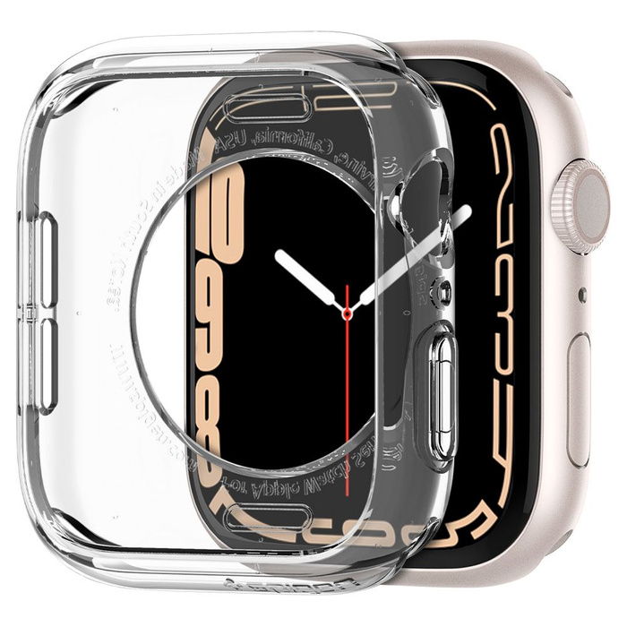 Etui SPIGEN Liquid Crystal Apple Watch 6 7 8 9 SE 2022 40mm 41mm Przezroczyste