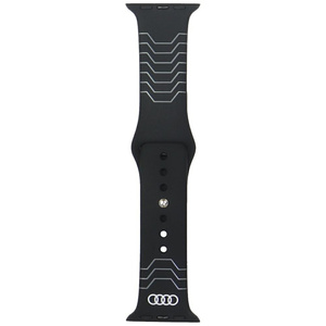 Pasek Audi Geometric Pattern Silicone Watch Strap do Apple Watch 40/41/42mm czarny