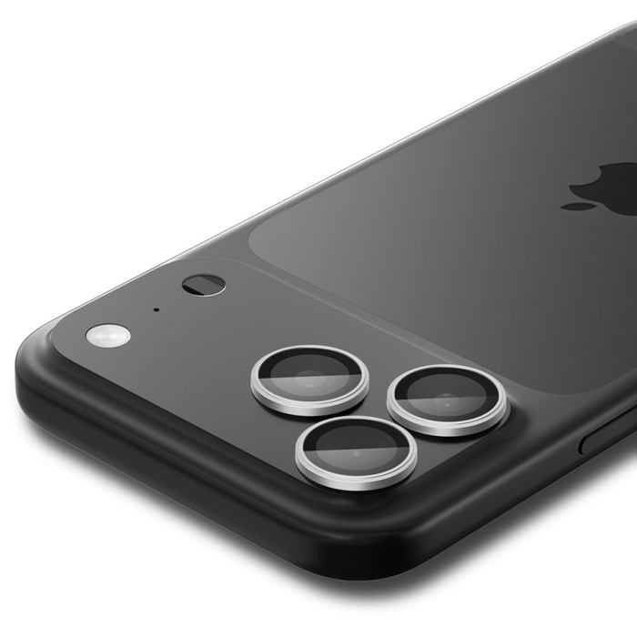 OSŁONA APARATU SPIGEN IPHONE 14 PRO / MAX / 15 PRO / MAX /16 PRO / MAX / 17 PRO / MAX OPTIK PRO GLAS.TR ”EZ FIT”  2-PACK SILVER