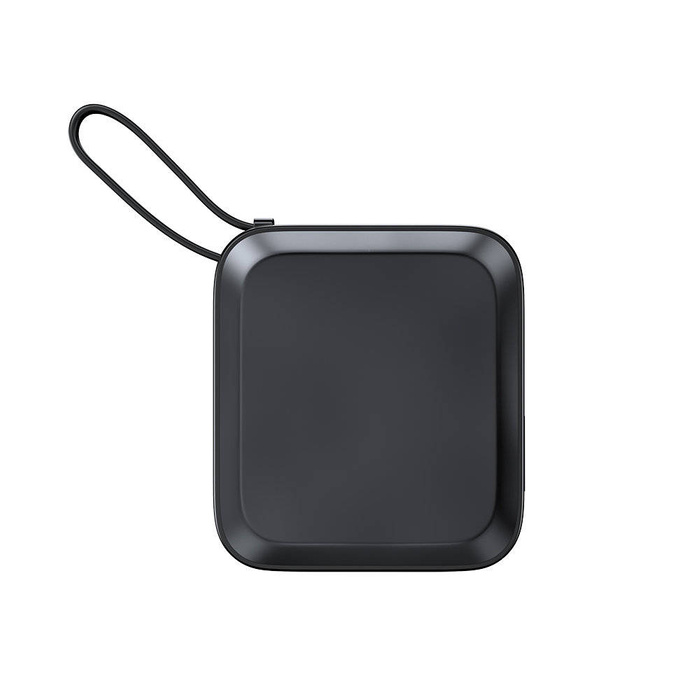 Joyroom powerbank indukcyjny 10000mAh Icy Series 22.5W z wbudowanym kablem Lightning czarny (JR-L007)