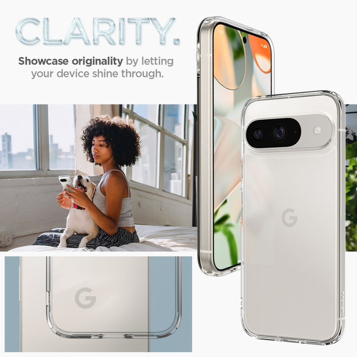Etui SPIGEN ULTRA HYBRID GOOGLE PIXEL 9 / 9 PRO CRYSTAL CLEAR