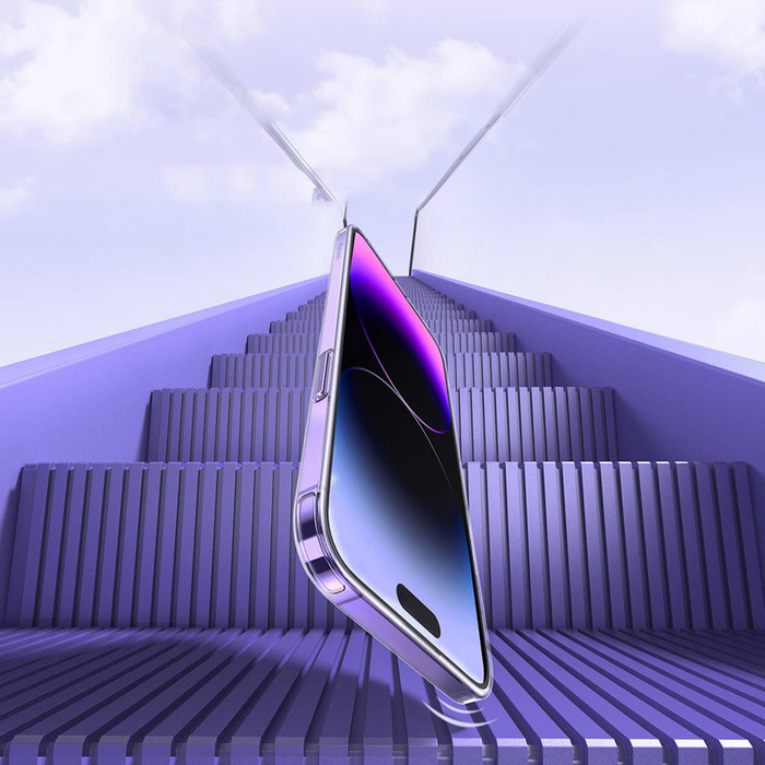 Etui Baseus Simple 2 Case etui do iPhone 14 Pro Max cienki pokrowiec przezroczyste Case