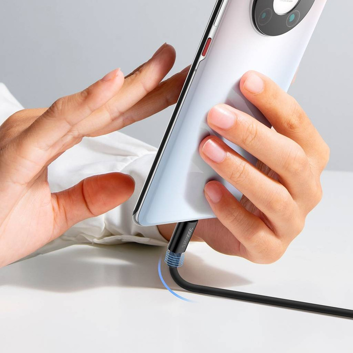 [PO ZWROCIE] Baseus Superior Series kabel SUPERVOOC USB-A do USB-C 65W 2m czarny