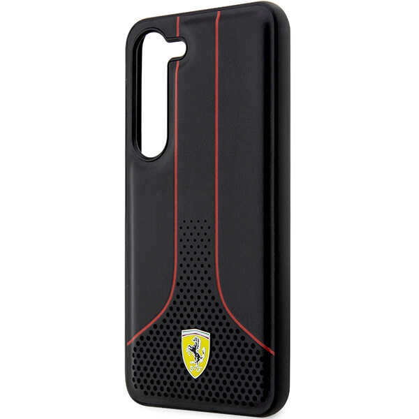 Etui Ferrari FEHCS23MPCSK S23 Plus S916 czarny/black hardcase Perforated 296 P