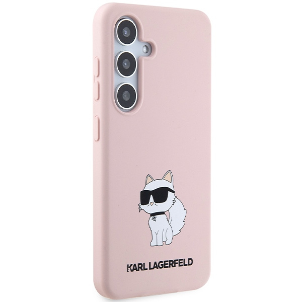 Etui Karl Lagerfeld KLHCS24MSNCHBCP S24+ S926 hardcase różowy/pink Silicone Choupette Case