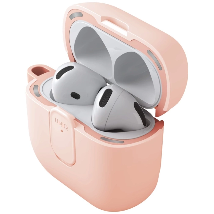 Etui UNIQ AirPods 4 Clyde Lock Case Różowy