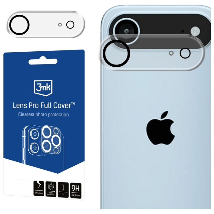 Ochrona na obiektyw aparatu 3MK iPhone 17 Air Lens Pro FullCover
