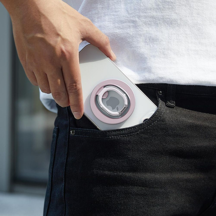 Uchwyt Esr Halolock Magsafe Phone Ring Stand Pastel Pink 