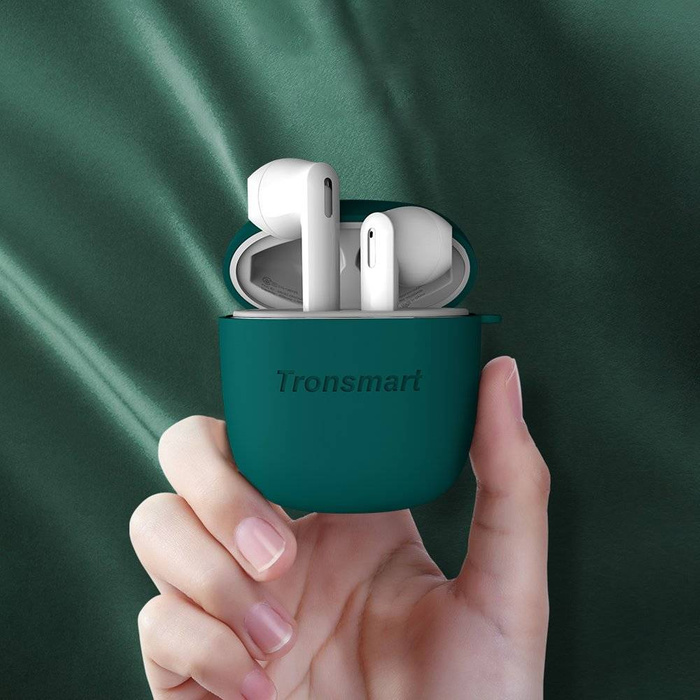 Tronsmart Earphone Case silikonowe etui na słuchawki Tronsmart Onyx Ace zielony
