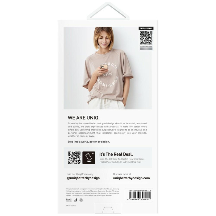 Etui UNIQ LifePro Xtreme do Samsung      Galaxy S26 Magclick Charging przezroczysty