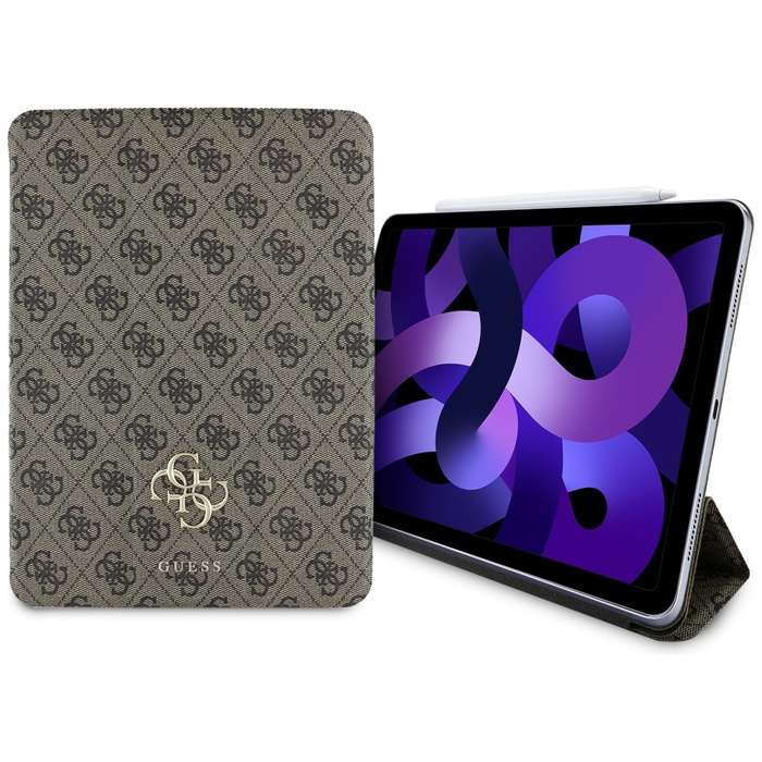 Guess GUFC11RM24PS4SGW iPad Air 11" 2024  brązowy/brown Magnetic 4G Big Logo