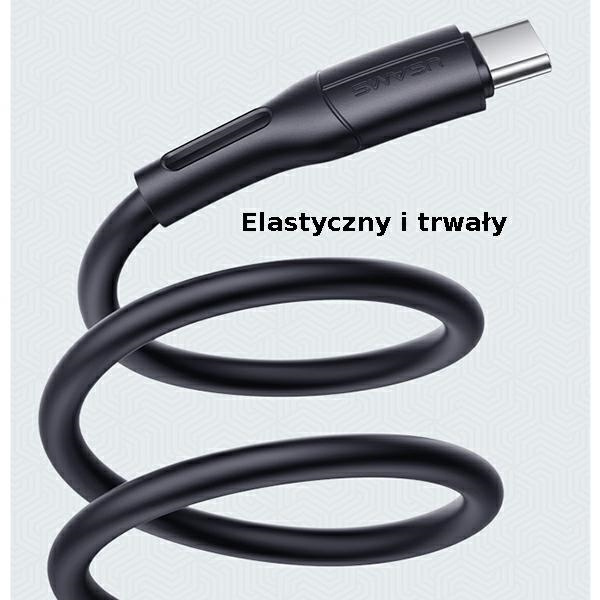 USAMS Kabel U68 USB-C 2A Fast Charge 1m zielony/green SJ501USB04 (US-SJ501)