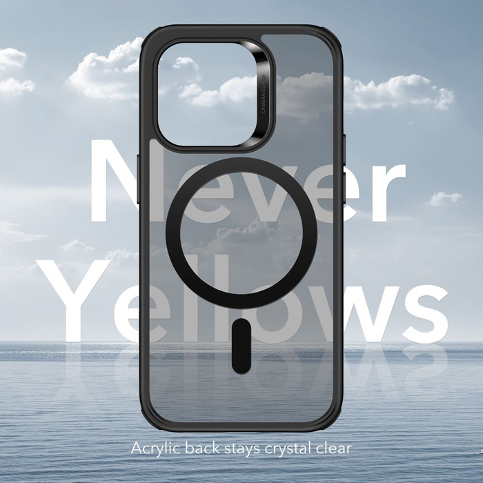 Etui Esr Ch Halolock Magsafe iPhone 14 Pro Frosted Black Case