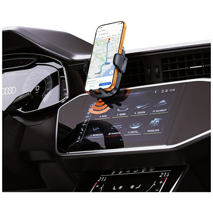 Ładowarka samochodowa USAMS CC328 30W    1xUSB-A 1xUSB-C Bluetooth FM tarnish