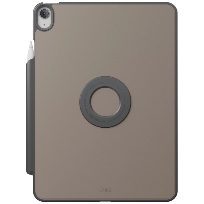 Etui UNIQ Rovus Snapmount Magnetic 360   Rotating Detachable do iPad Air 11" (M2/M3) / iPad Air 10.9" (2022/2020) szary