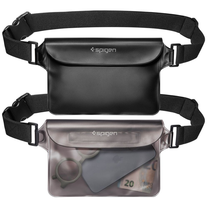 Etui Spigen A620 Universal Waterproof Waist Bag 2-pack Black
