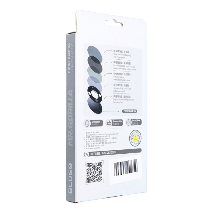 5D Mr. Monkey Armor Camera Glass (Hot Bending) - do Samsung Galaxy S24 Ultra / S25 Ultra czarny