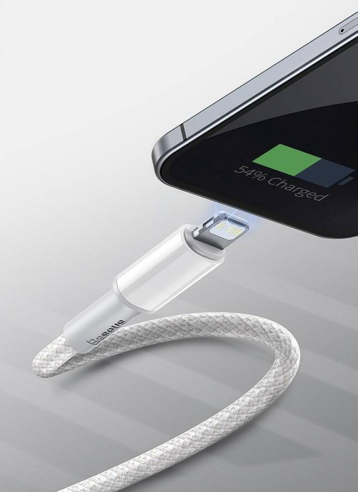 Baseus kabel USB Typ C - Lightning szybkie ładowanie Power Delivery 20 W 1 m czarny (CATLGD-01)