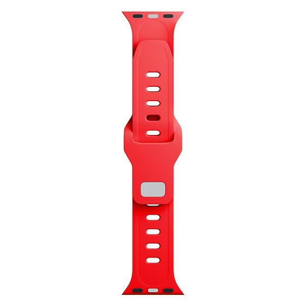 3MK Silicone Watch Strap czerwony/red dla Apple Watch 42/44/45/49mm