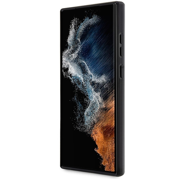 Etui Guess Guhcs23lpcumak S23 Ultra S918 Czarny/black Hardcase Marble Case