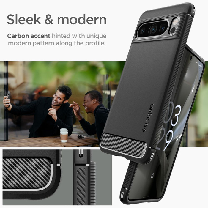 Etui Spigen Rugged Armor Google Pixel 8 Pro Matte Black Case