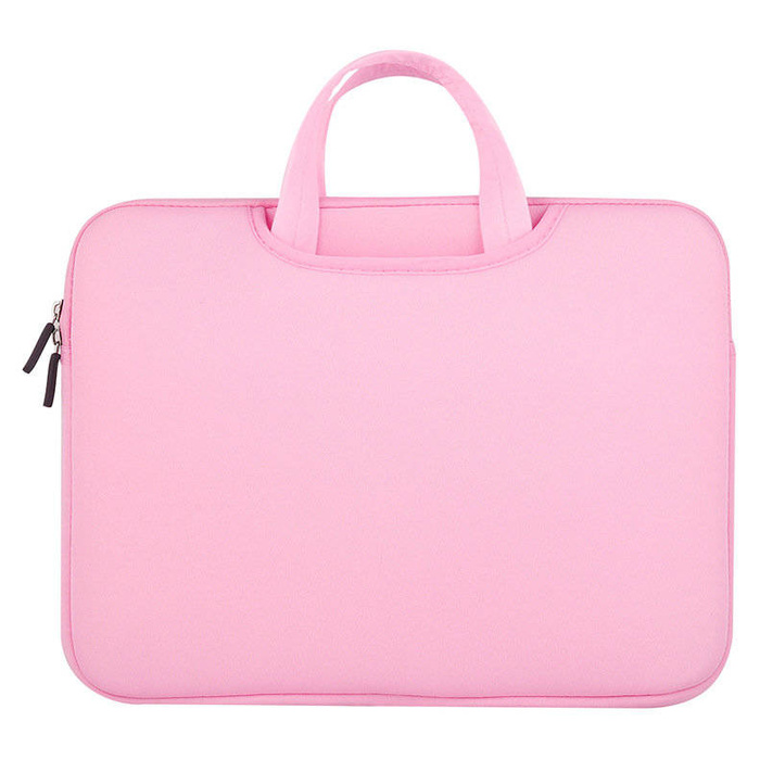 Uniwersalne etui torba na laptopa 15,6'' tablet organizer na komputer różowy