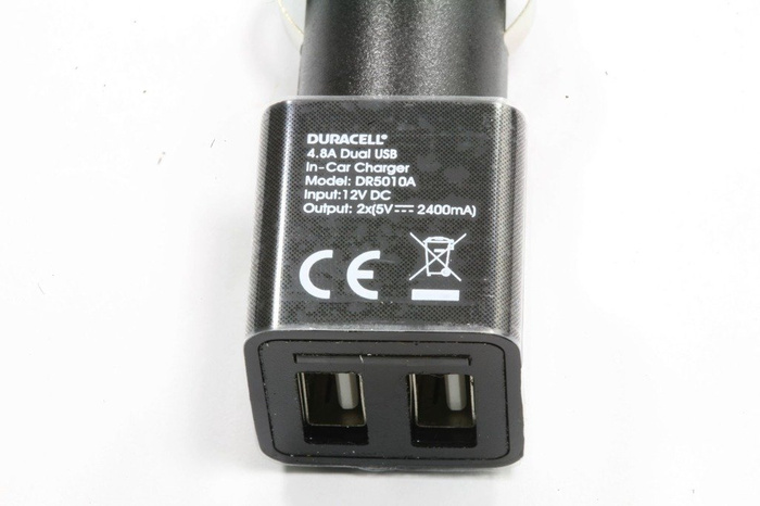 Ładowarka Samochodowa USB Xiaomi Redmi Note 7 6 5 Mi9 Duracell 2x2.4A