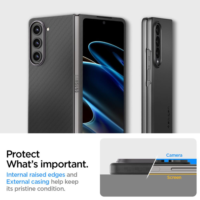 Etui Spigen Airskin ”pro” Galaxy Z Fold 5 Black