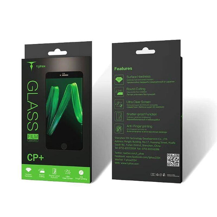 SZKŁO T-PHOX CP+ SAM M21 BLACK FULL GLUE