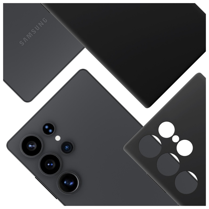 Etui 3MK Hardy MagSilicone do Samsung    Galaxy S24 Ultra czarny