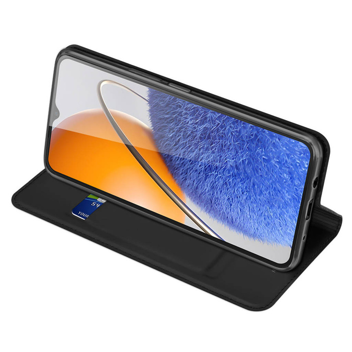 Etui Dux Ducis Skin Pro etui do Huawei nova Y61 pokrowiec z klapką portfel na kartę podstawka czarne Case