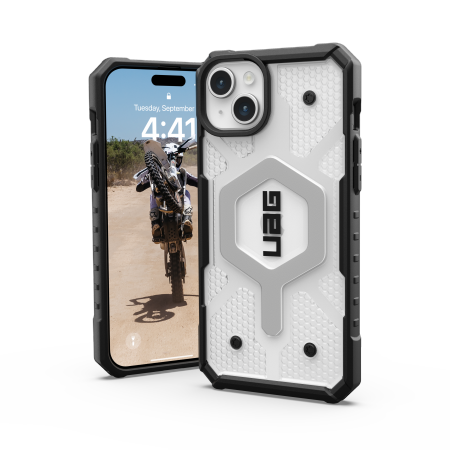Etui UAG Pathfinder Magsafe - obudowa ochronna do iPhone 15 Plus kompatybilna z MagSafe (ice) Case