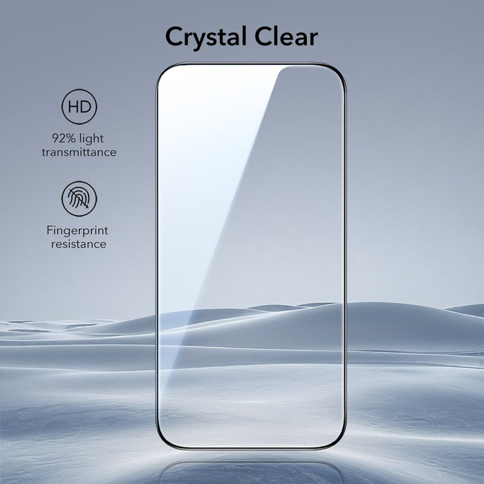 SZKŁO HARTOWANE ESR ULTRAFIT TEMPERED GLASS 2-PACK IPHONE 17 AIR CLEAR