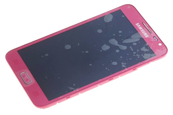 WYŚWIETLACZ SAMSUNG Galaxy Note N7000 RÓŻOWY Grade A LCD Dotyk Oryginalny
