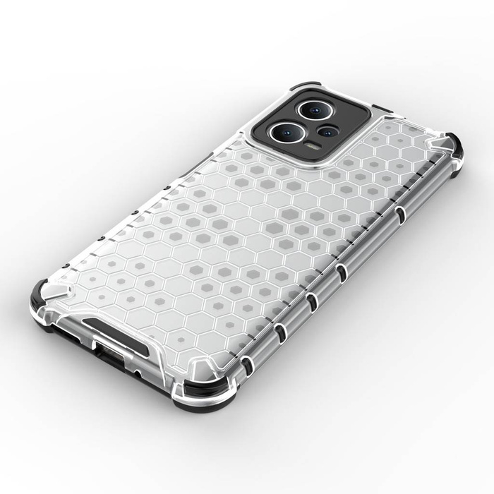 Etui Honeycomb etui do Xiaomi Redmi Note 12 5G / Poco X5 5G pancerny hybrydowy pokrowiec niebieskie Case