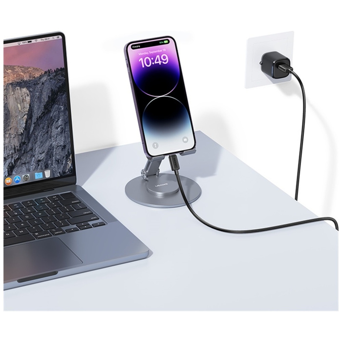 Kabel USAMS KY Series US-SJ689 2.4A      USB-A do Lightning 1m biały