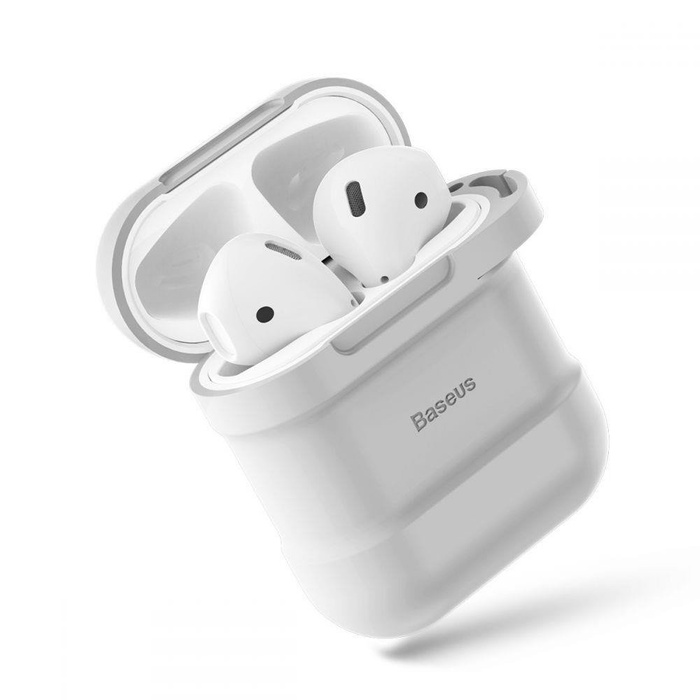 Etui BASEUS Apple Airpods Case & Strap Biały Case