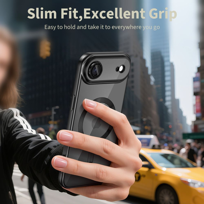 ETUI TECH-PROTECT IPHONE 17 AIR MAGFLEX MAGSAFE SHINY CZARNE