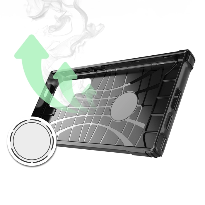 Etui Hybrid Armor Samsung Galaxy S24 Ultra Black Case