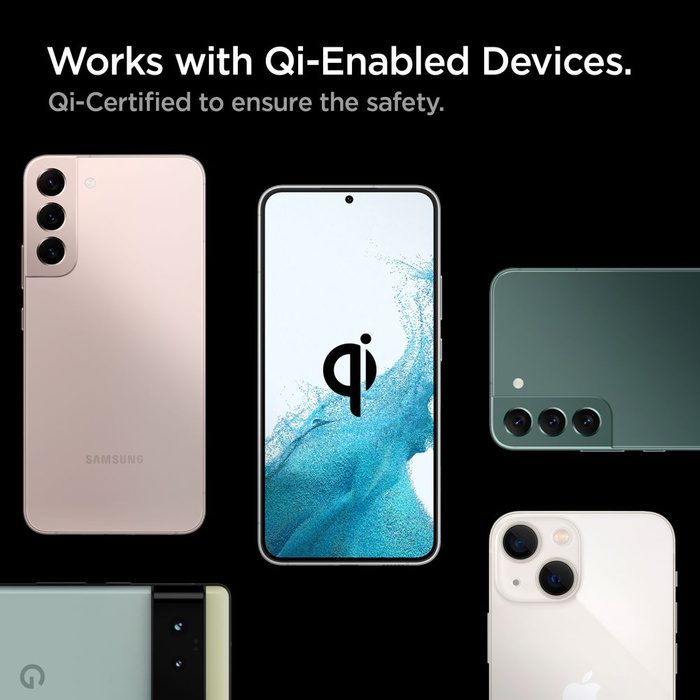 Ładowarka Bezprzewodowa Spigen Pf2102 Arcfield Wireless Charger 15w Black