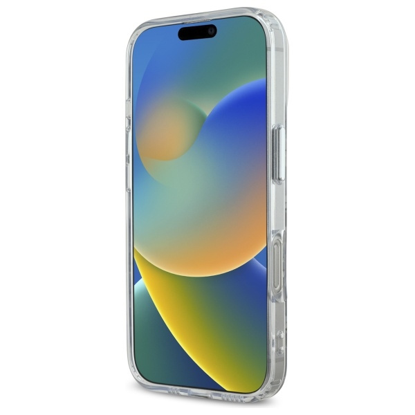 Etui Karl Lagerfeld iPhone 16 Pro Max 6.9" przezroczysty/transparent IML Monogram Karl&Choupette Head MagSafe