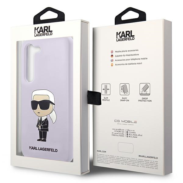 Etui Karl Lagerfeld Silicone Nft Ikonik - Etui Samsung Galaxy S23 (fioletowy) Case