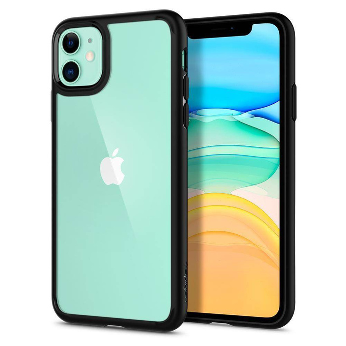 Etui Spigen iPhone 11 Ultra Hybrid Czarne Black Case Apple