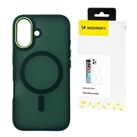 Etui Wozinsky Fashion Case MagSafe na Samsung Galaxy S25+ - zielone