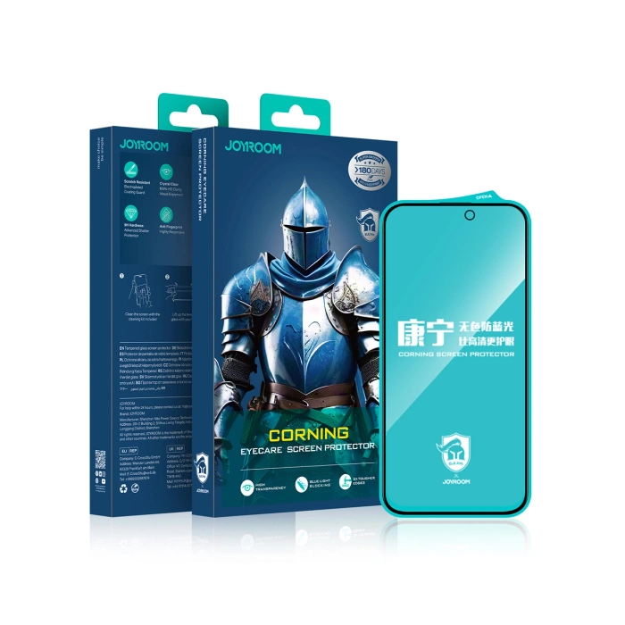 Szkło hartowane Joyroom JR-MKN0313 Corning Eyecare na iPhone 15 Plus/16 Plus