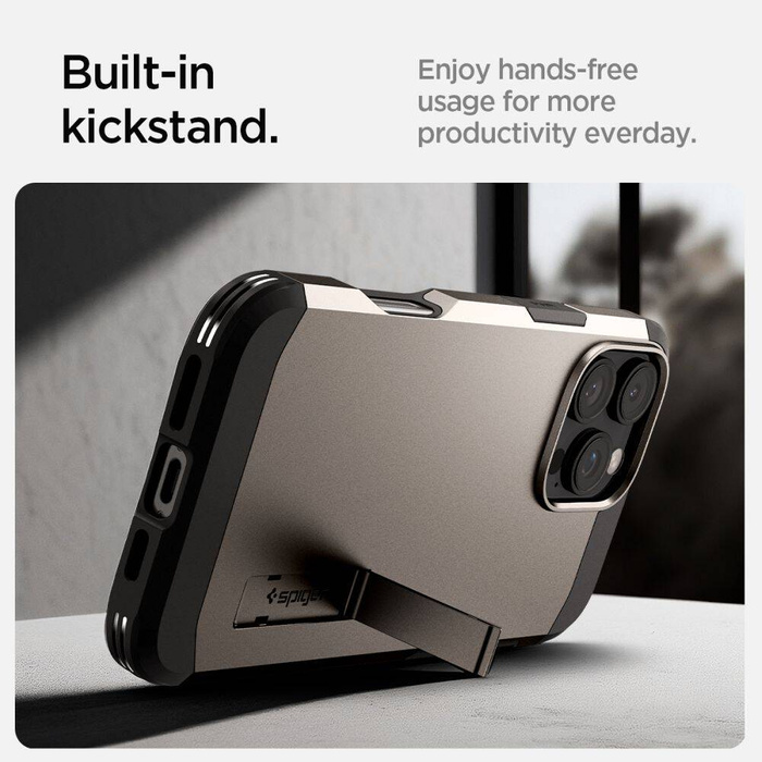 ETUI SPIGEN TOUGH ARMOR MAG MAGSAFE IPHONE 16 PRO MAX GUNMETAL