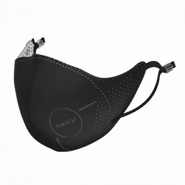 Maseczka ochronna AirPOP LIGHT SE czarny/black