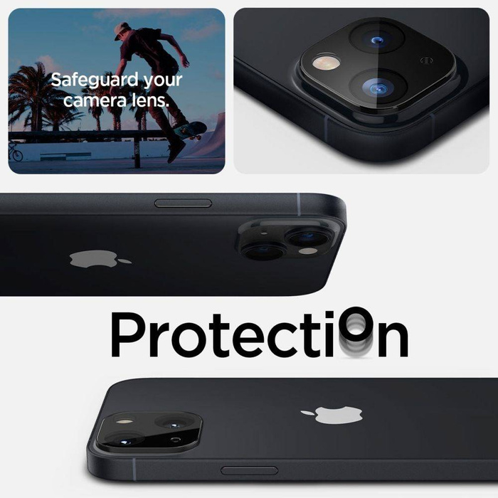 Osłona Aparatu Spigen Optik.tr Camera Protector 2-pack iPhone 14 / 14 Plus Black