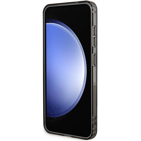 Etui Guess GUHMS24SHFWFCK S24 S921 czarny/black hardcase IML Flowers Wreath MagSafe Case