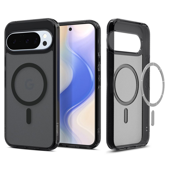 ETUI SPIGEN GOOGLE PIXEL 10 / 10 PRO ULTRA HYBRID MAG MAGSAFE FROST BLACK